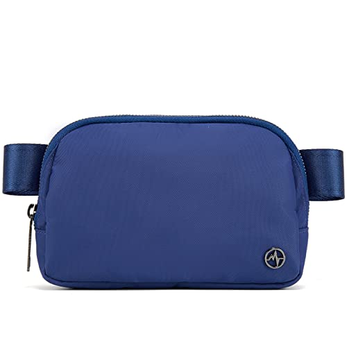 Pander Crossbody Belt Bag for Women and Men, Travel and Everyday Use - color: Blue Perennial