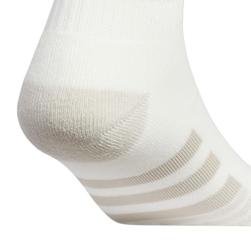 adidas Cushioned 3.0 3-Pack Quarter Socks - color: Off White/Preloved Ink Blue/Legend Ivy Green/3/Color