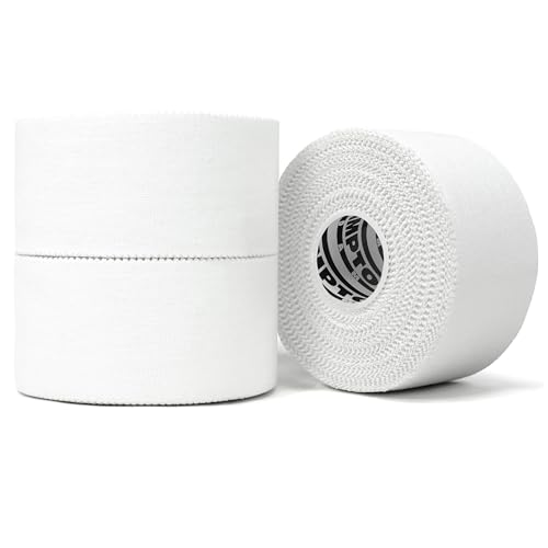 Hampton Adams Athletic Sports Tape, Very Strong, Easy Tear, No Residue - color: White (1.5 Inch)