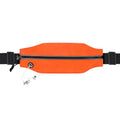 Running Belt Fanny Pack Men and Women Slim Running Bag Money Belt - color: Bright Orange