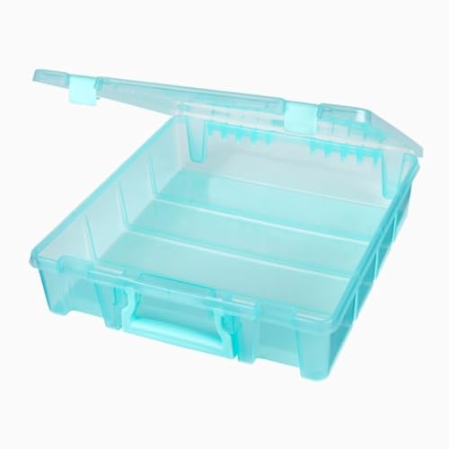 ArtBin Super Satchel 1-Compartment Craft Storage Box, Aqua - color: Aqua