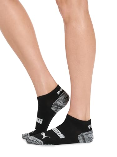 PUMA Women's Low Cut Socks (6-Pack) - color: Black/Grey