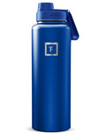 IRON °FLASK 40 oz Wide Mouth Water Bottle with Spout - color: Twilight Blue