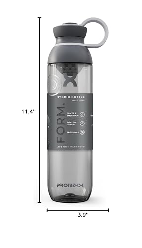 PROMIXX FORM Sports Water Bottle 26oz, Leakproof BPA-Free, Graphite Gray - color: Graphite Gray