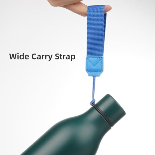 Konokyo 25 oz Insulated Stainless Steel Metal Water Bottle with Strap - color: Army Green, size: 25 Ounces