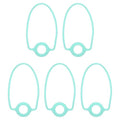 PATIKIL Silicone Water Bottle Lanyard, Reusable Tumbler Strap Water Bottle Handle Holder with Strap for Beverage Carry Traveling Take Out - color: Powder Blue