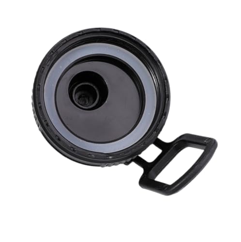 Wide Mouthed Sports Water Bottle Cap,2 Pack Replacement Lids for Most 12,14,16,18,20,22,32,40,64oz Wide Mouth Water Bottles with Handle Easy to Carry (Black2)