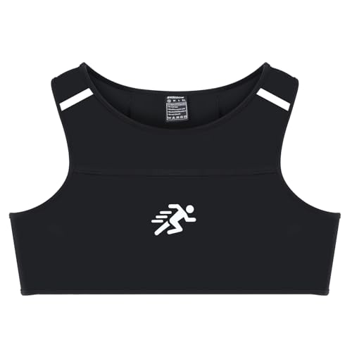 Running Vest Chest Running Sport Gear for Outdoor Sports Gym - size: Small Short