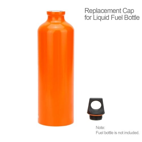 Lixada Screw Top Replacement Cap, 2 Pack（Silicone Ring Color Random）