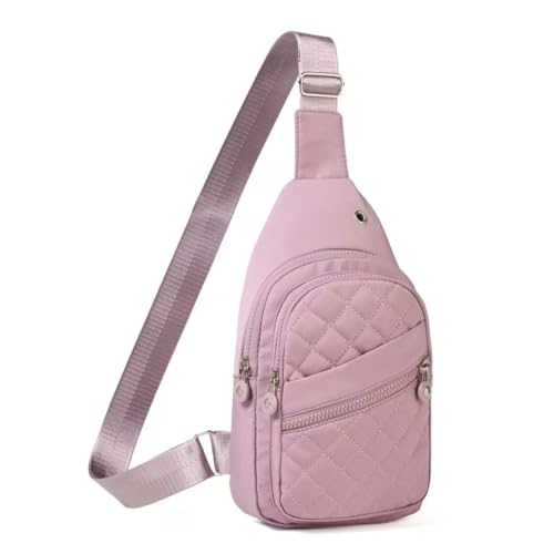 AOSTIHOT Crossbody Sling Bag Small Sling Backpack for Women, Chest Daypack Crossbody Shoulder for Travel Sport Running Hiking - color: Purple