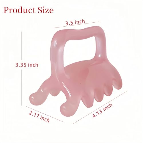 WONDERSKY Fascia Massage Tool for Cellulite & Myofascial Release - Premium Resin Body Massager Blaster for Muscle Knots, Trigger Points, Lymphatic Drainage & Pain Relief Pink