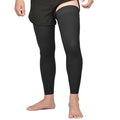 KEKING Full Leg Compression Sleeves, 20-30mmHg Graduated, Unisex, Running - color: All Black, size: Large
