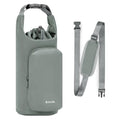 Ceneda Water Bottle Carrier Bag with Phone Pocket 32oz 40oz Tumbler Insulated Water Bottle Holder with Adjustable Shoulder Strap Carrier Sling Bag (Grey) - color: Grey