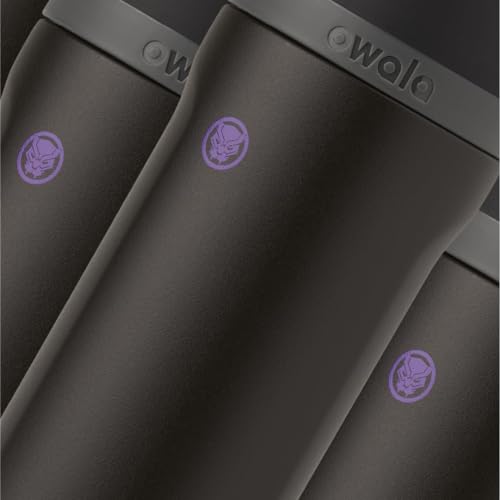 Owala Marvel FreeSip Stainless Steel Water Bottle 24 oz Black Panther - color: Black Panther, size: 24 Ounces