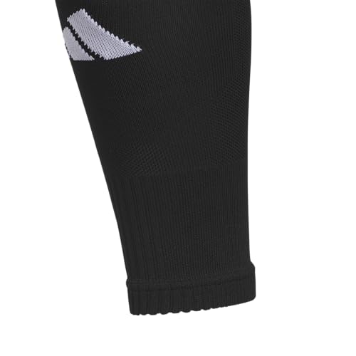 adidas Team Speed Over-the-Calf Soccer Socks or Calf Sleeves 1 Pair - color: Black/White/5/Calf Sleeve, size: Large, style: Calf Sleeve