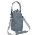 sportsnew 40oz Insulated Crossbody Water Bottle Sling Bag w/Phone Pocket - color: Quilt Blue