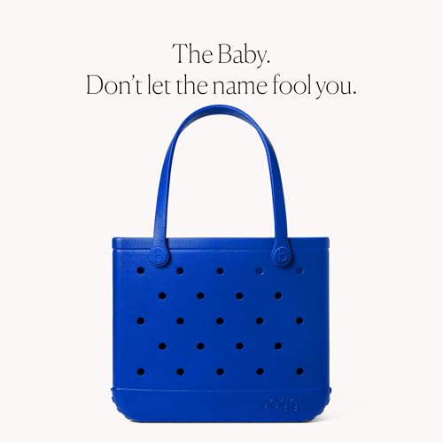 BOGG BAG Medium Tote – 15” x 12.5” x 5” – Essential Bags for Beach, Pool, Boat, Sports, Tailgating, Cruise, Travel - color: Blue-eyed