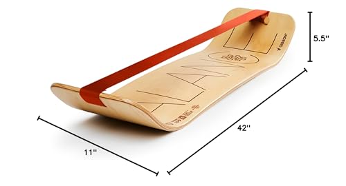 GIBBON SlackBoard, Balance Board Kids & Adults, Slackline Balance Trainer - color: Balance - 1 Line