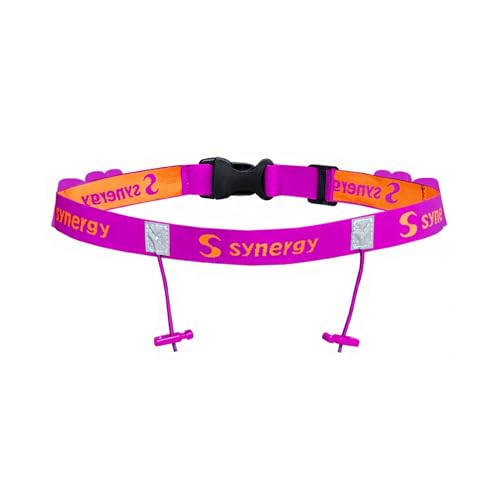 Synergy Running/Triathlon Race Day Number Belt - color: Pink 1-Pack
