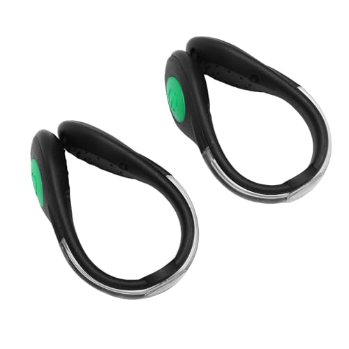 LED Shoes Clip Lights, USB Charging Clip On Shoe Lights, Safety Night Running Gear for Walking Jogging Biking Cycling Biking Accessories - color: Green