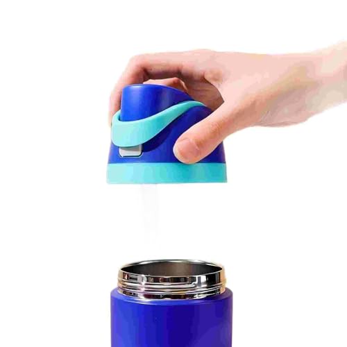 replacement cap compatible with blue Owala Freesip water bottle - color: blue