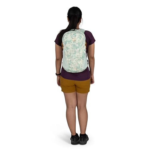 Osprey Daylite Commuter Backpack - Lightweight Everyday Bag with Laptop Sleeve, Bottle Pockets, Shaleafy Print/Frosty Mint - color: Shaleafy Print Frosty Mint