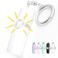 Securityman Personal Alarms for Women | Loudest Safety Alarm Keychain (130dB Siren and SOS Strobe Light) Everyday Personal Safety Devices for Women - White - color: White