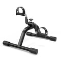 RYGEO Pedal Exerciser Mini Exercise Bike for Leg and Arm Recovery Exercise Lightweight and Portable Floor Bike - color: Black