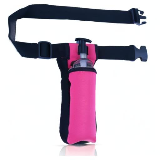Massage Oil Holster, Adjustable and Durable Massage Holster, Bag only, Bottle not Included - color: Fuchsia