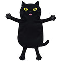 Microwave Heating Pad for Pain Relief, 17" x 9" Microwavable Heating Pads for Cramps, Back Pain, Neck Shoulder, Muscles, Knee, Joints, Natural Heat Pack Moist Heat, Black Cat - size: Medium Black cat - 3