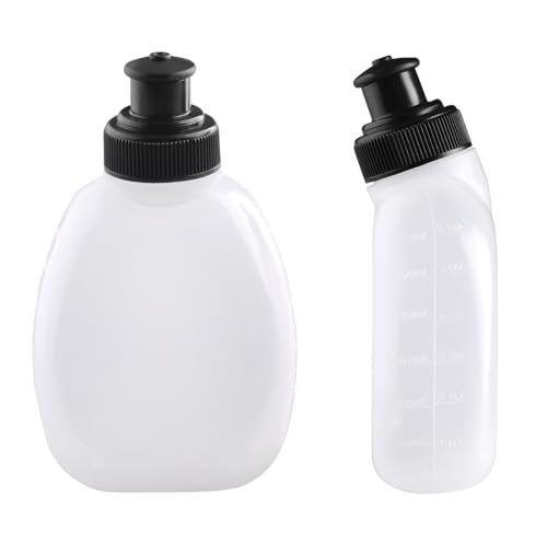 TRIWONDER Running Vest Hydration Pack Backpack for Men & Women, Lightweight Trail Marathon Run Race Vest for Cycling Jogging - color: 03 Water Bottles (175ml) - 2 Packs
