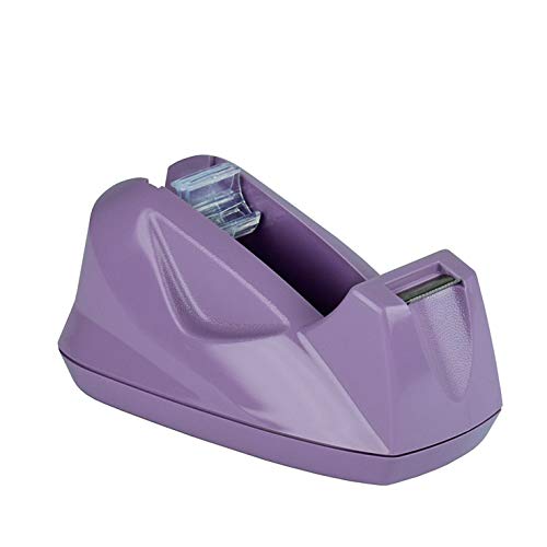 Acrimet Desktop Tape Dispenser, Premium, Non-Skid Base, Plastic, Purple - color: Lilac