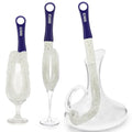 KUWAN Flexible Bottle Cleaning Brush Multi-Function Household Tools Scourer - color: Long-3pcs