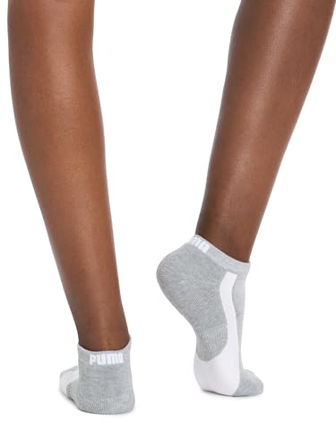 PUMA Women's Low Cut Socks (6-Pack) - color: Black/White/Grey