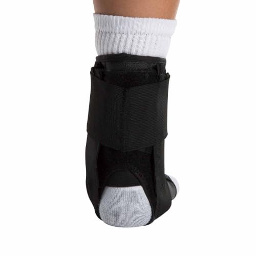 DonJoy Performance Bionic Speed-Wrap Ankle for Medial/Lateral Ligament Protection - No-Hassle Lace System with Compression & Stability for Athletes and Active Users, X-Large - size: X-Large