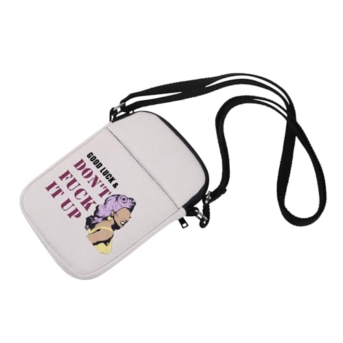 MNIGIU RP Fan Gift Drag Race Cosmetic Bag Good Luck & Don't Fck It up Makeup Zipper Pouch for Drag Queen Fans (GoodLuckBag) - color: GoodLuckBag