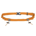 Bib Belt, Number Holder Sport Bib Holder w/ 6 Gel Loops Orange - color: Orange
