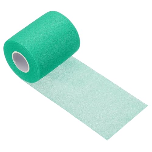 Pre Wrap Tape, Non-Slip Grip Cushion Wrap Prewrap Athletic Tape Fitting for (Tennis- Badminton - Pickleball - Sports) - color: Dark Green