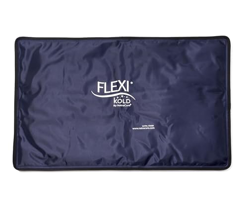 FlexiKold Extra Large Gel Soft Flexible Ice Pack for Injuries – Ice Compress, Ice Pad, & Flat Ice Wrap for Post Surgery for Injuries of Shoulder, HIPS & Full Back – XL – Oversize 13” x 21.5” - size: X- Large (Pack of 1)
