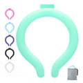 Neck Cooling Tube Wraps, Reusable Ice Ring Neck Cooler for Hot Weather - color: Green