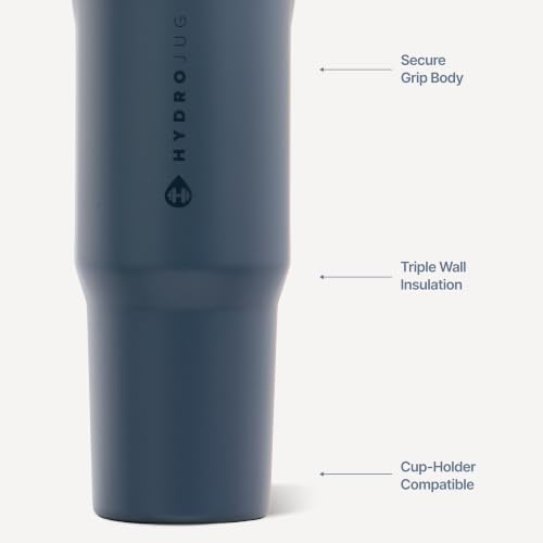 HydroJug Sport 40 oz Insulated Stainless Steel Water Bottle, Cascade - color: Cascade, size: 40 Ounces