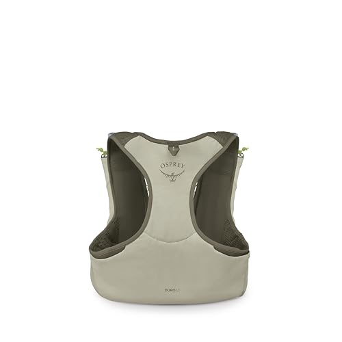 Osprey Duro LT Men's Running Hydration Vest with Hydraulics Soft Flasks - color: Sandy Grey, size: Medium
