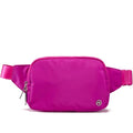Pander Belt Bag Large 2L, Nylon Fanny Pack Purse for Women and Men with Adjustable Strap - color: Grape Purple