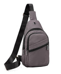 AOSTIHOT Crossbody Sling Bag Small Sling Backpack for Men, Chest Daypack Crossbody Shoulder for Travel Sport Running Hiking Grey - color: Grey