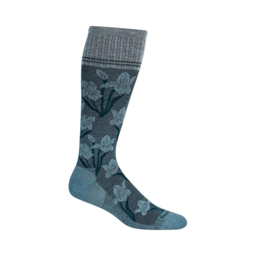 Sockwell Women's Iris Moderate Graduated Compression Sock - color: Mineral, size: Small-Medium