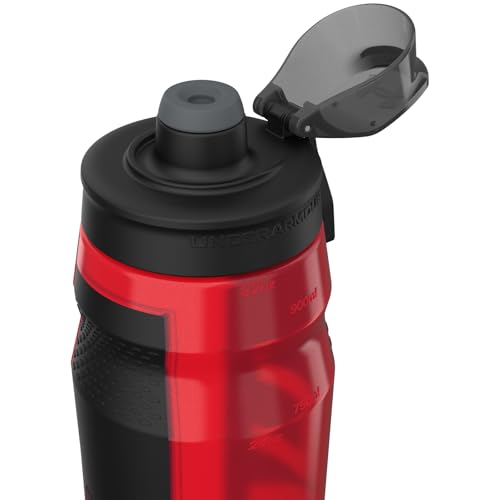 Under Armour 32oz Playmaker Squeeze Water Bottle - color: Red