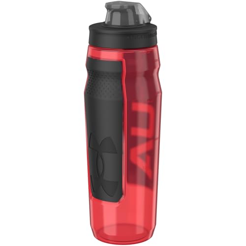 Under Armour 32oz Playmaker Squeeze Water Bottle - color: Red