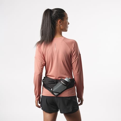 Salomon Unisex Active Bottle Belt, Storage & Hydration Belt - color: BLACK, size: NS