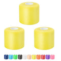 Pre Wrap Athletic Tape 3 Pack, 2.76 Inch x 30 Yards Foam Underwrap, Yellow - color: Yellow