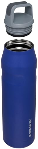 Stanley IceFlow Cap and Carry Water Bottle | Wide Mouth Twist Lid | Lightweight & Leakproof for Travel & Sports | Insulated Stainless Steel | BPA-Free - color: Lapis Glimmer, style: 36 Oz